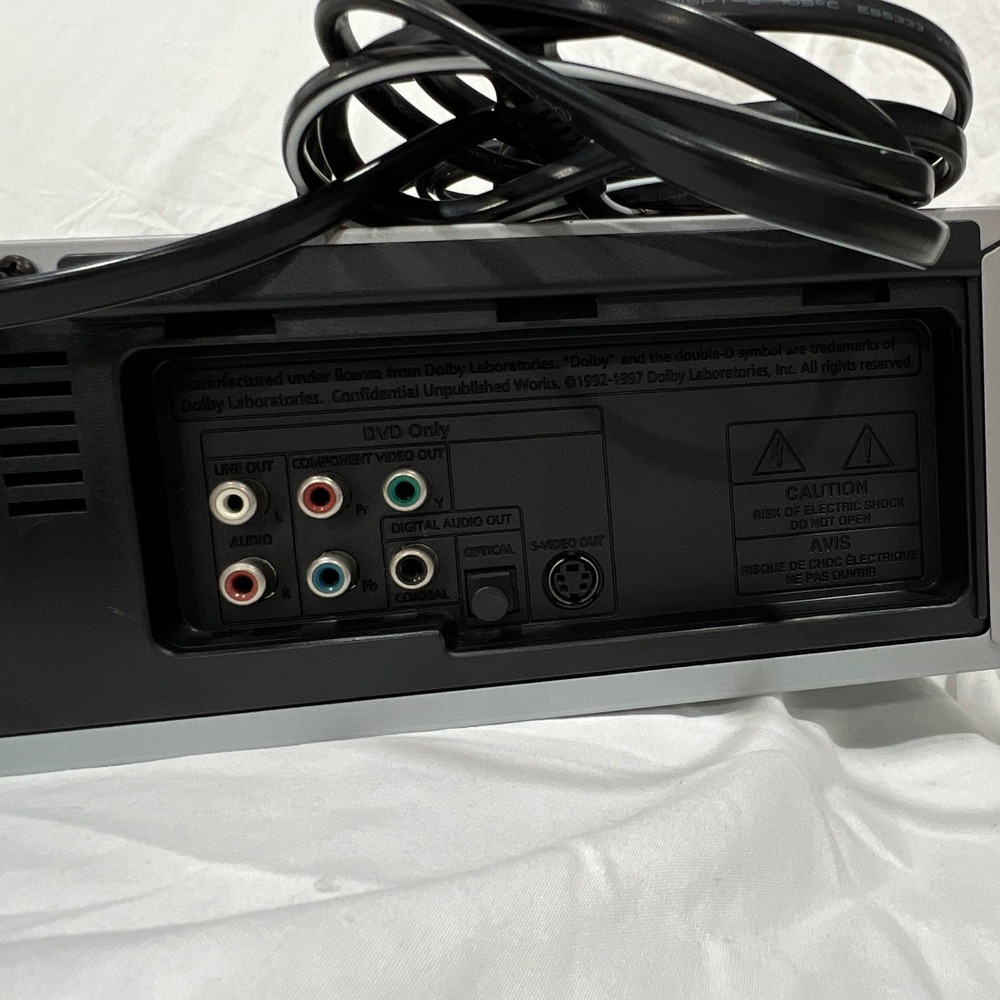 Sony SLV-D300P DVD Player VCR Player Combo Silver (No Remote) Tested Works - Picture 13 of 14